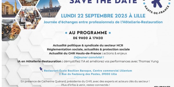 Save the Date | Les Rencontres du GHR à Lille - 22 septembre 2025