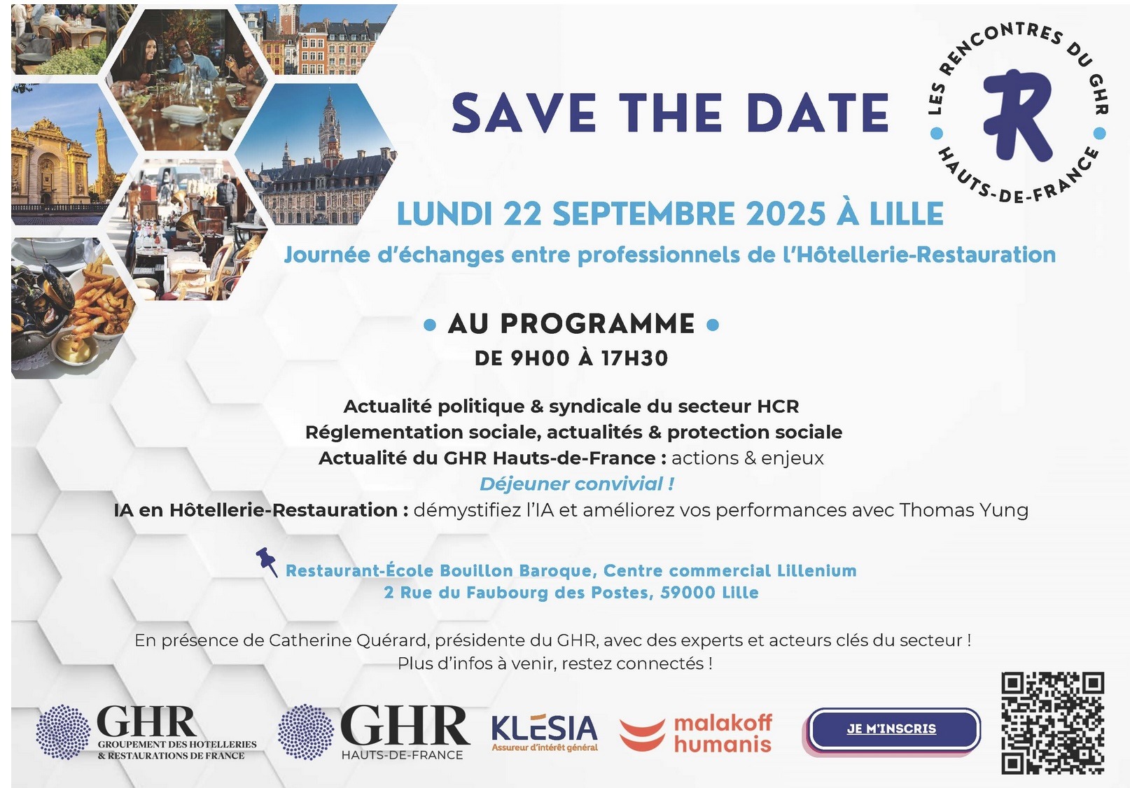 Save the Date | Les Rencontres du GHR à Lille - 22 septembre 2025
