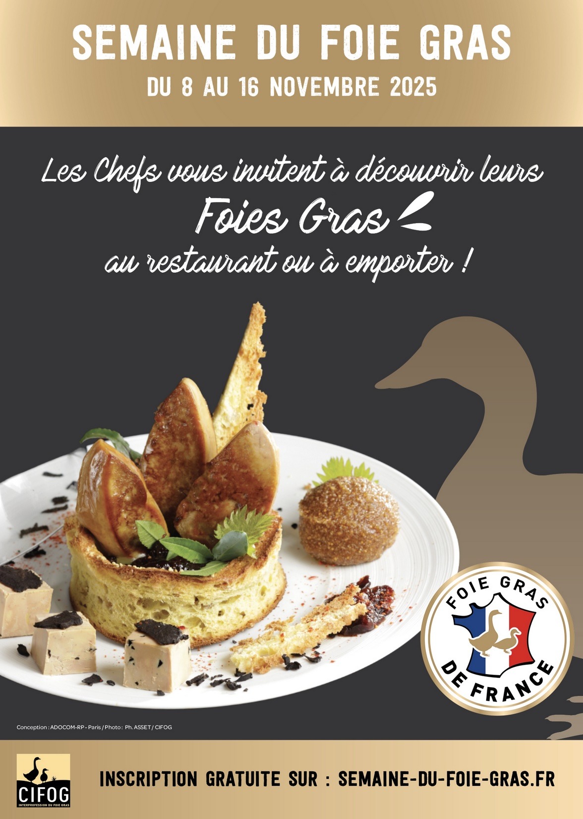 6e Semaine du foie gras du 8 au 16 novembre 2025
